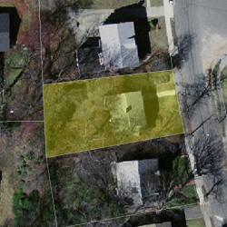 25 Ellison Rd, Newton MA 02459-1434 aerial view