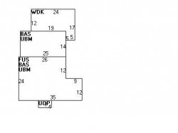 249 Adams Ave, Newton MA  02465-1502 floor plan