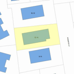 14 Bonwood St, Newton MA  02460-2230 plot plan