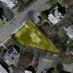 42 Judkins St, Newton MA  02460-1416 aerial view