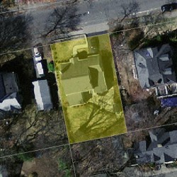 62 Forest St, Newton MA 02461-1447 aerial view