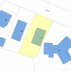 20 Ash St, Newton MA 02466-1819 plot plan