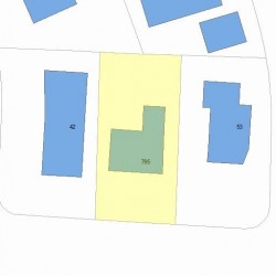 795 Boylston St, Newton MA 02461-1843 plot plan