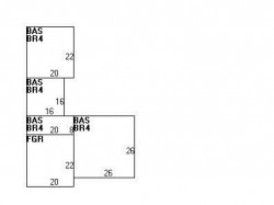 86 Dorcar Rd, Newton MA 02459-3404 floor plan