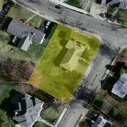 7 Clifton Rd, Newton MA 02459-3110 aerial view