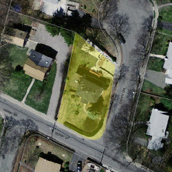 67 Derby St, Newton MA 02465-1654 aerial view