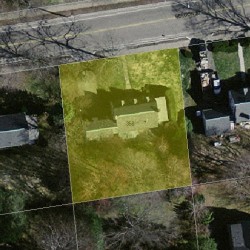 358 Beacon St, Newton MA 02459 aerial view