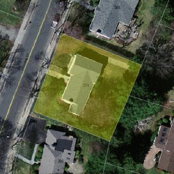 274 Dedham St, Newton MA  02461-2045 aerial view
