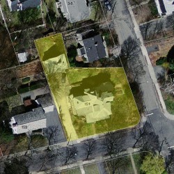 151 Mount Vernon St, Newton MA 02465-2516 aerial view