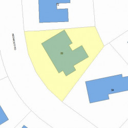80 Redwood Rd, Newton MA 02459-3127 plot plan