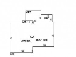 68 Levbert Rd, Newton MA 02459-3063 floor plan
