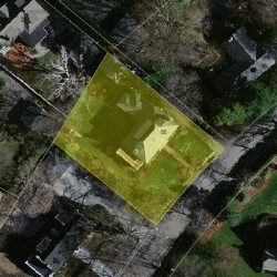 88 Farlow Rd, Newton MA 02458-2439 aerial view