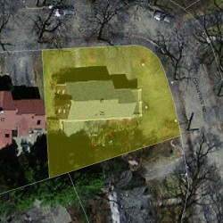 25 Cochituate Rd, Newton MA 02461-1428 aerial view