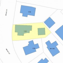 1120 Walnut St, Newton MA 02461-1264 plot plan