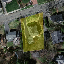 12 Fairfax St, Newton MA  02465-2607 aerial view