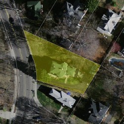 116 Waverley Ave, Newton MA 02458-2401 aerial view