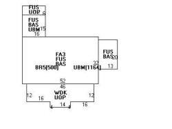 17 Berwick Rd, Newton MA  02459-2122 floor plan