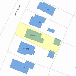 168 Side Pkwy, Newton MA 02458-1847 plot plan