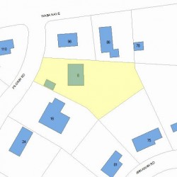 8 Pilgrim Rd, Newton MA 02468-2124 plot plan