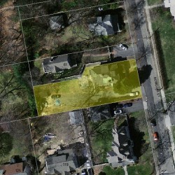 63 Bowdoin St, Newton MA  02461-1452 aerial view