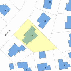 30 Beverly Rd, Newton MA 02461-1113 plot plan