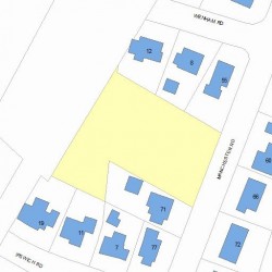 63 Manchester Rd, Newton MA 02461-1122 plot plan