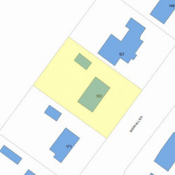 163 Wiswall Rd, Newton MA 02459-3530 plot plan
