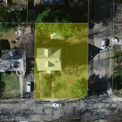 507 Ward St, Newton MA 02459-1109 aerial view