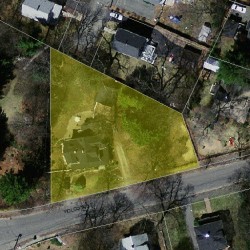 361 Wolcott St, Newton MA 02466-1521 aerial view