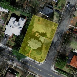 187 Woodward St, Newton MA 02468-2003 aerial view