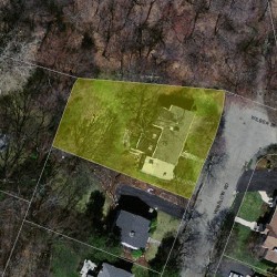 75 Winslow Rd, Newton MA  02468-1711 aerial view