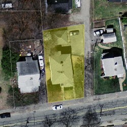 21 Auburn St, Newton MA 02465-2223 aerial view