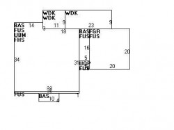34 Cross St, Newton MA  02465-2102 floor plan