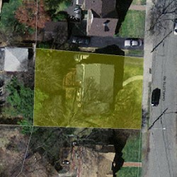 10 Charlotte Rd, Newton MA  02459-1708 aerial view