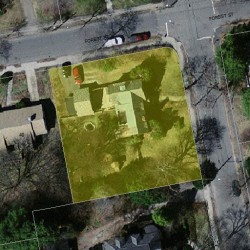 39 Columbus St, Newton MA 02461-1436 aerial view