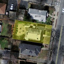 327 Waltham St, Newton MA 02465-1730 aerial view