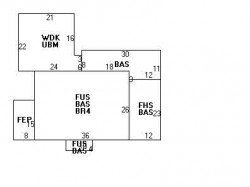 39 Avondale Rd, Newton MA  02459-1618 floor plan