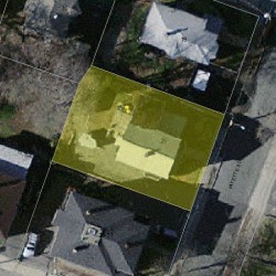 25 Fayette St, Newton MA 02458-1438 aerial view