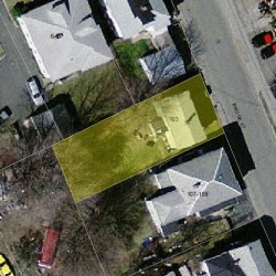 103 Bridge St, Newton MA 02458-1104 aerial view