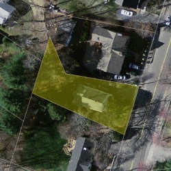 415 Parker St, Newton MA  02459-2604 aerial view