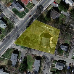 432 Waltham St, Newton MA  02465-1934 aerial view