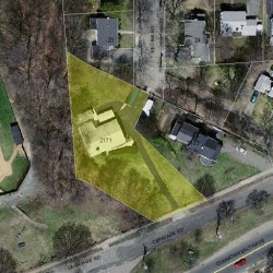 2171 Commonwealth Ave, Newton MA  02466-1914 aerial view