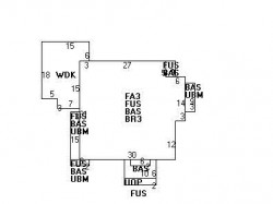 396 Ward St, Newton MA 02459-1256 floor plan