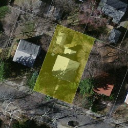 44 Maplewood Ave, Newton MA 02459-2526 aerial view