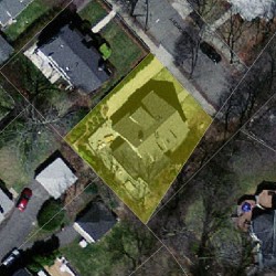 11 Ardmore Ter, Newton MA 02465-2310 aerial view