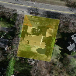 336 Commonwealth Ave, Newton MA  02459 aerial view