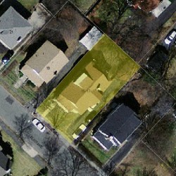 15 Eliot Ave, Newton MA 02465-1708 aerial view