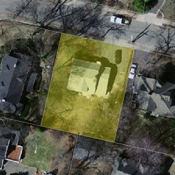 78 Lakewood Rd, Newton MA  02461-1227 aerial view