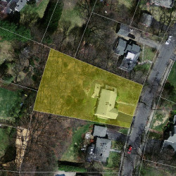 21 White Oak Rd, Newton MA 02468-1322 aerial view