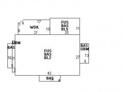 52 Kenilworth St, Newton MA  02458-2723 floor plan